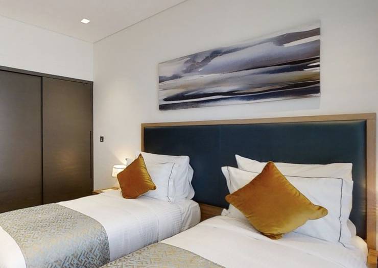 2 bedroom deluxe apartment (king + twin bed) SUHA Mina Rashid Hotel Apartments, Bur Dubai