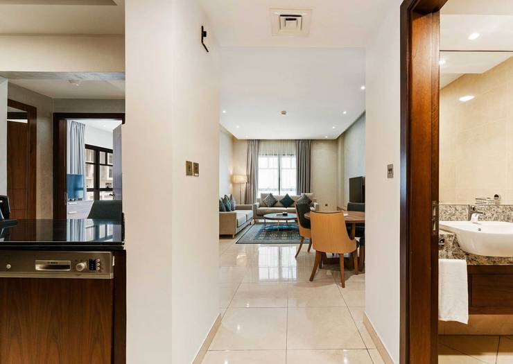 One bedroom city view apartment Suha Creek Hotel Apartments, Waterfront,Al JADDAF Dubai