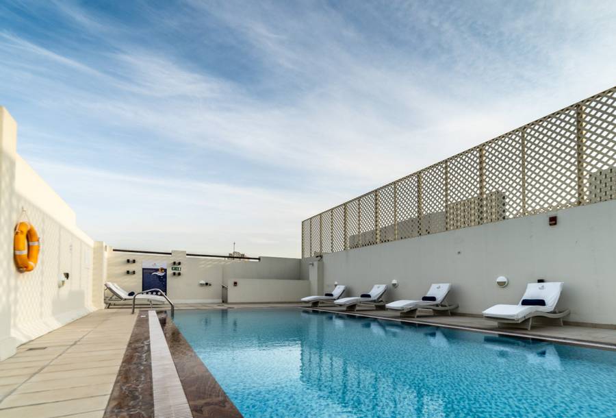 Swimming pool SUHA Creek Hotel Apartments, Waterfront,Al JADDAF in Dubai