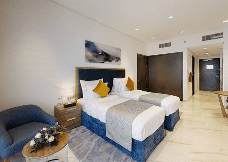 Deluxe studio twin SUHA Mina Rashid Hotel Apartments, Bur Dubai
