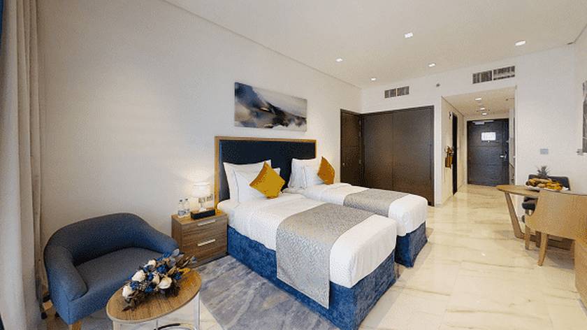 Deluxe studio twin SUHA Mina Rashid Hotel Apartments, Bur Dubai