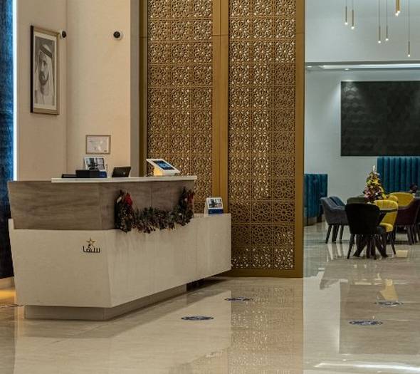 24 hours reception SUHA Mina Rashid Hotel Apartments, Bur Dubai
