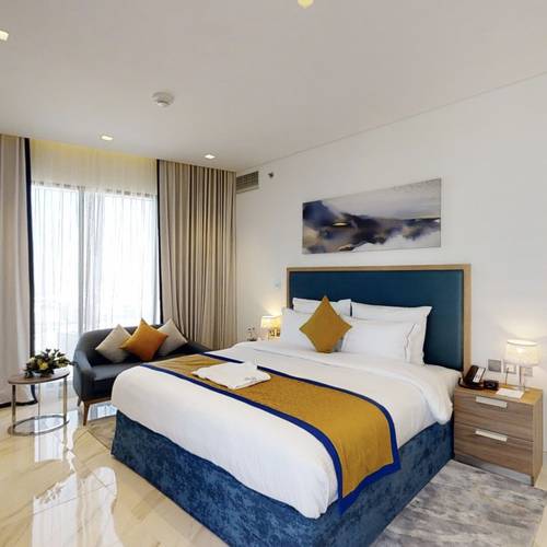 2 bedroom standard apartment (king + queen bed) SUHA Mina Rashid Hotel Apartments, Bur Dubai