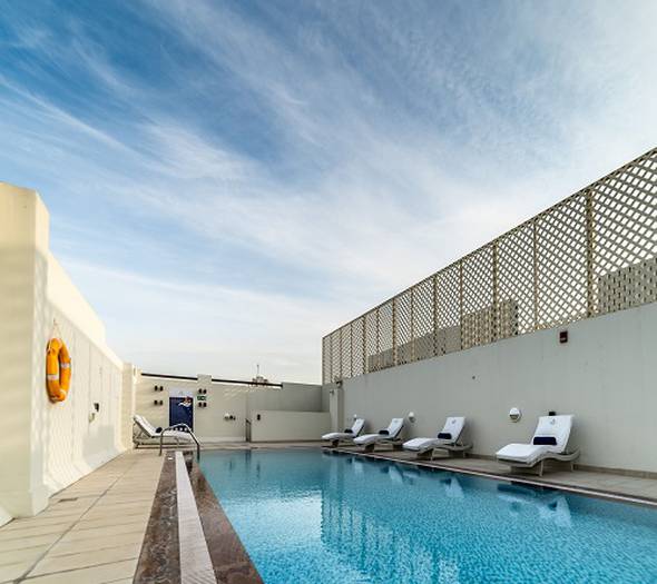 Swimming pool Suha Creek Hotel Apartments, Waterfront,Al JADDAF Dubai