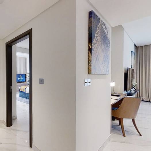 2 bedroom deluxe apartment (king + twin bed) SUHA Mina Rashid Hotel Apartments, Bur Dubai