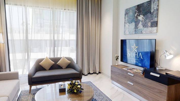 1 bedroom deluxe apartment (king bed) SUHA Mina Rashid Hotel Apartments, Bur Dubai
